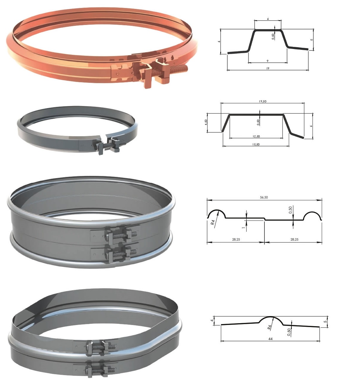Sonko. Lock Ring Clamp Machine