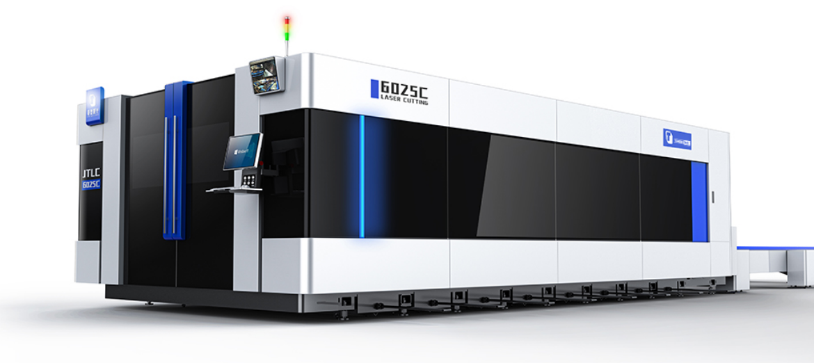 6 KW Lazer Kesim Makinası Çift Tablalı Kapalı Kabin resmi